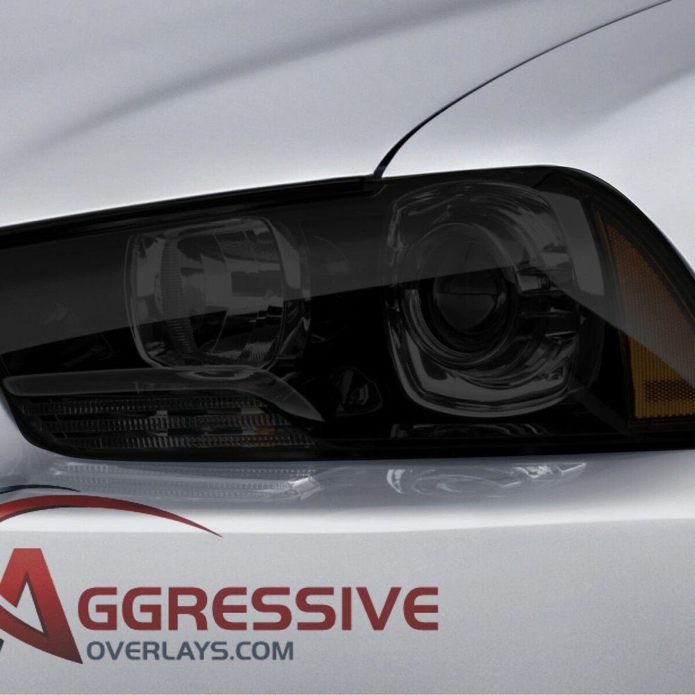 vinyl  overlay  Light smoked  kit tints  headlight  Front Lighting  Dodge  Charger  2011-2014