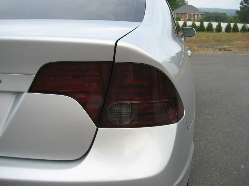 Tint film  Tail Light  Si  Sedan  Overlay  LX  Honda  EX-L  EX  DX-G  DX  Civic  4 Door  35% Light Smoked  2006-2011