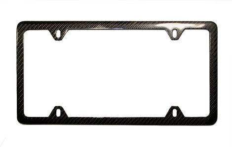 TAG COVER  SCREWS & CAPS  PREMIUM  LICENSE PLATE FRAME  100% CARBON FIBER