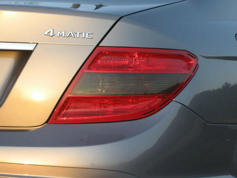 tinted  Taillight  Smoked  Reverse Light  Overlays  Mercedes Benz  C350  C300  C250  2012-2013
