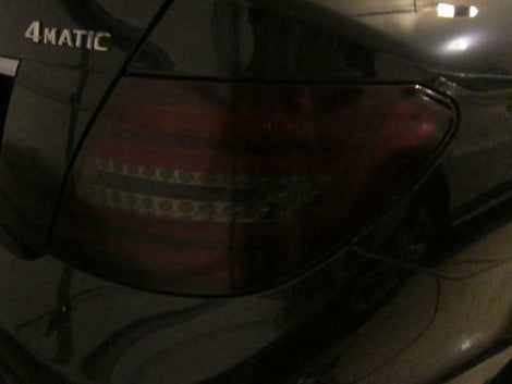 tinted  Tail light  smoked vinyl  Smoked  Overlays  Mercedes Benz  C350  C300  C250  35% Light  2012 to 2013