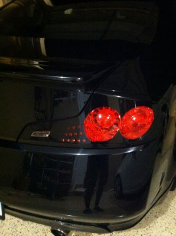 Vinyl Film  Tail Light  Overlays  Infiniti  GTR  GLOSS BLACK  G35  Coupe  2006-2007