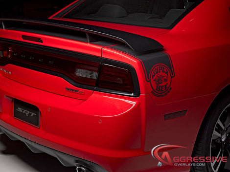 VINYL  TINT  TAIL LIGHT  SMOKED  SMOKE  OVERLAYS  DODGE  COVER  CHARGER  2011-2014