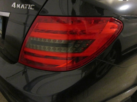 tinted  Taillight  Smoked  Reverse Light  Overlays  Mercedes-Benz  C350  C300  C250  2012 2013  20% Dark Smoked
