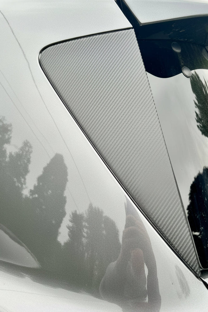 Toyota Sequoia - Precut Dry Carbon Fiber vinyl Rear Trunk Trim Overlays