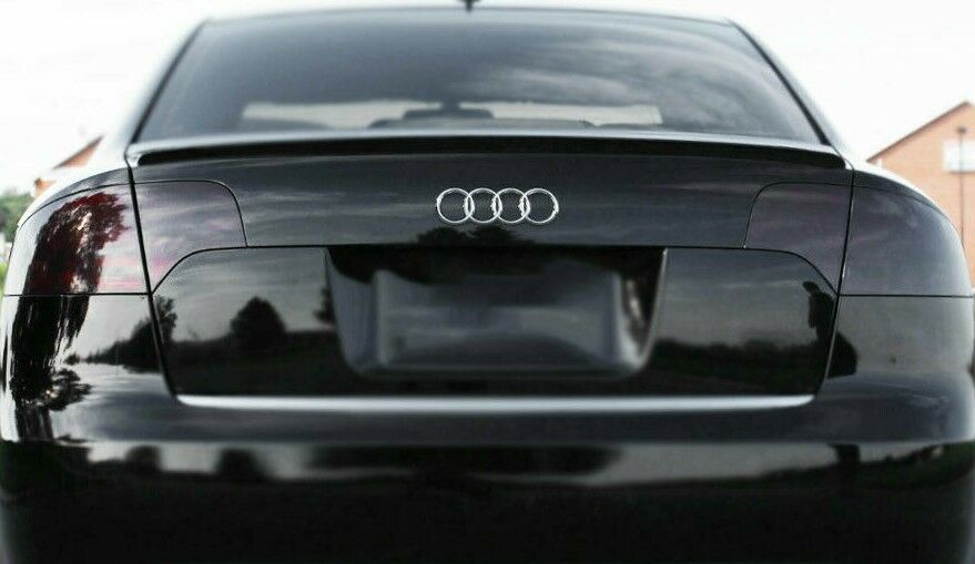 Vinyl Tint  Vinyl Overlays  Tail Light  Smoked  S4  Pre-cut  Overlays  Overlay  Cover Smoke  Audi  A4  2006-2008