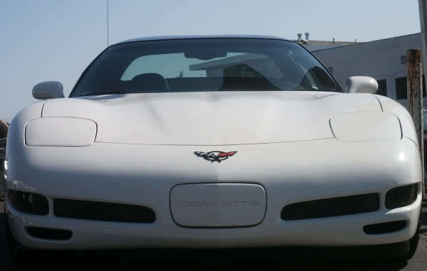 Smoked  Overlays  Overlay Film  Front Light  Corvette  Chevrolet  C5  Bumper Parking Signal  35% light smoked  20% Dark Smoked