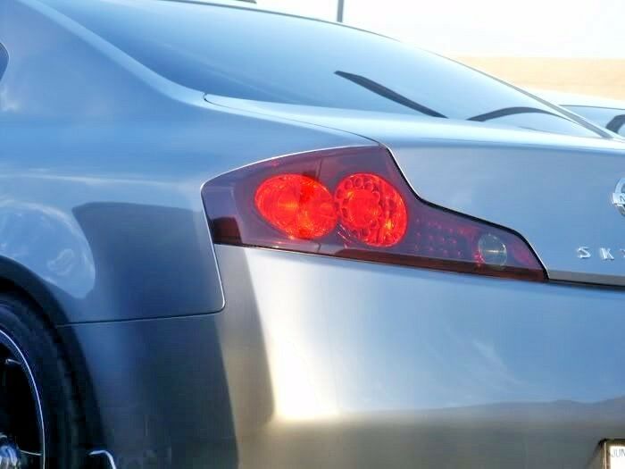 Vinyl Tint  Tail Light  Smoked  Infiniti  G35  Cutout Vinyl  Coupe  03-07