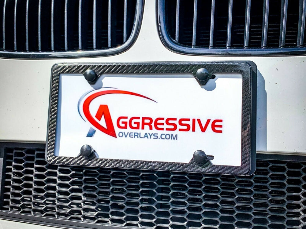 LICENSE PLATE  GENUINE  COVER  CARBON FIBER