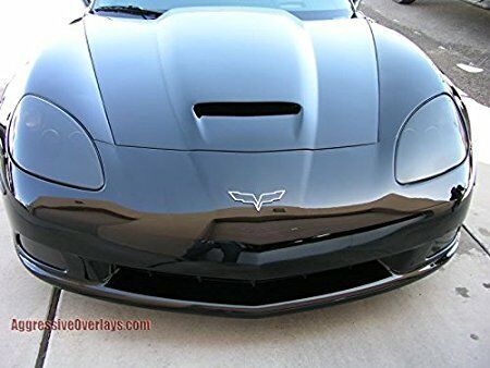 Vinyl Tint  Smoked Overlays  Smoked Headlight  Pre-cut Tinted  Headlight  Front Lighting  Corvette  C6