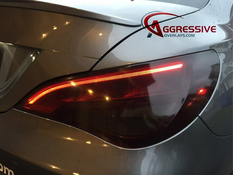 Vinyl Film  Tinted  Tail Light  Precut  Overlay  Mercedes Benz  Dark Smoke 20%  CLA  250