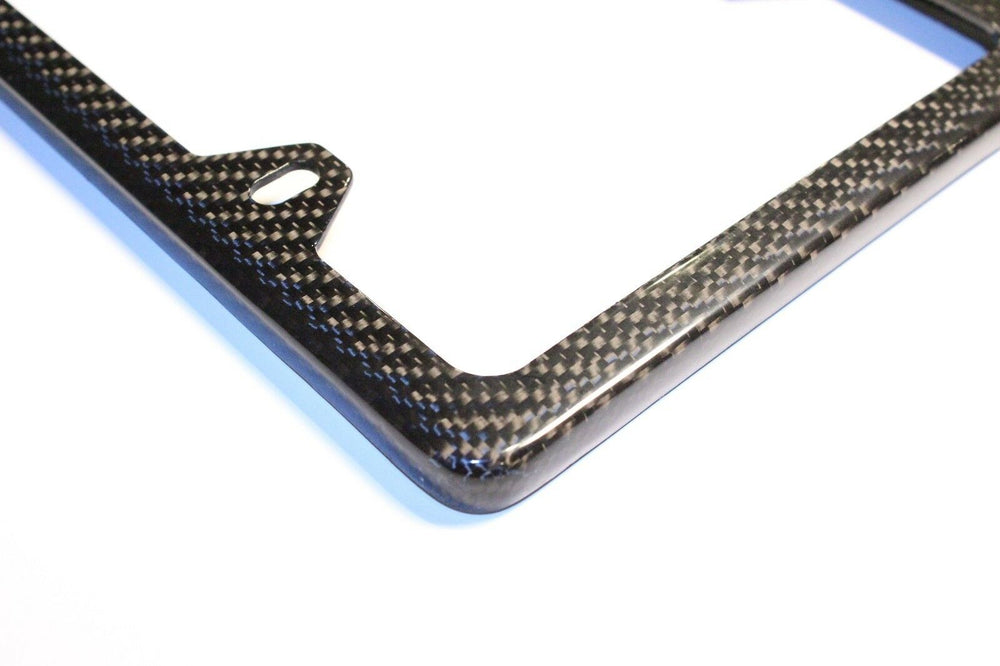 TAG COVER  SCREWS & CAPS  PREMIUM  LICENSE PLATE FRAME  100% CARBON FIBER