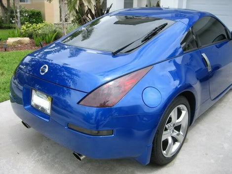 Tint  Tail Light  Smoked  Rear Bumper Light  Precut  Overlays film  Nissan  Cover  350Z