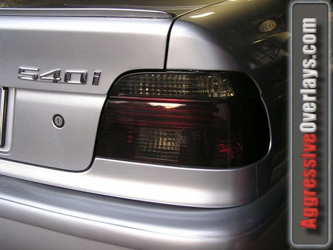 tint vinyl film  Tail light  Smoke  Pre-cut  Overlay  M5  light smoked  Headlight  E39  Dark Smoked  BMW  540i  528i  1997-2003