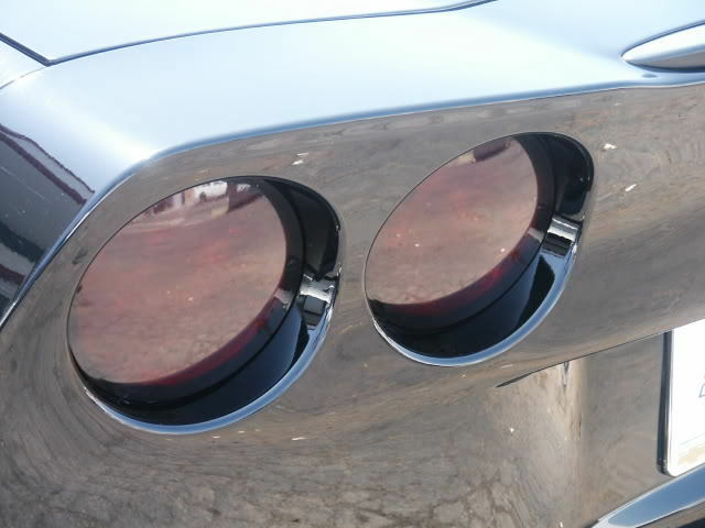 Z06  Vinyl Tint  Taillight  Smoke  Precut  Overlay  Corvette  Chevrolet  C6  20% Dark