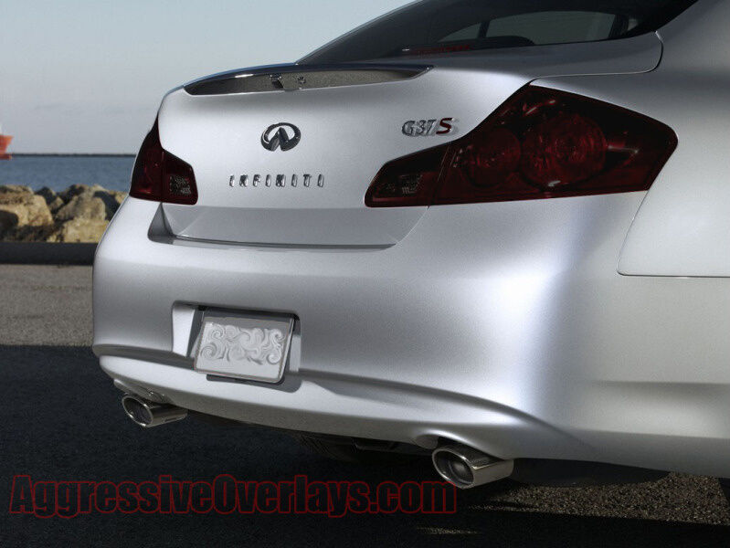 Tinted Film  Tail Light  Precut  Overlays  Infiniti  G37 Sedan  Dark Smoked  2007-2013