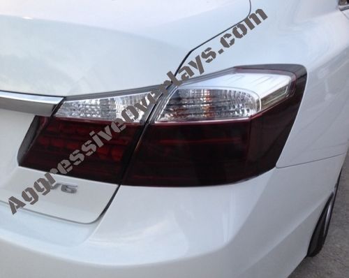 TINT SMOKED  TAIL LIGHT  SMOKE  SEDAN  PRECUT  OVERLAY  HONDA  CUTOUT  Accord