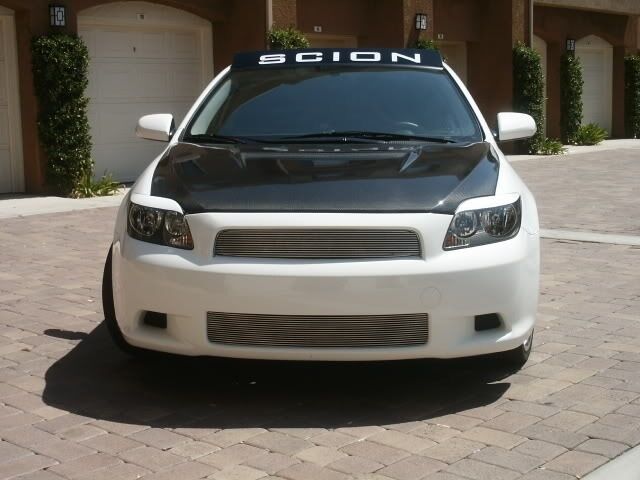 VINYL  TC  Scion  PRE CUT  OVERLAY  HEADLIGHT  GLOSS WHITE  EYELID  EYE BROW