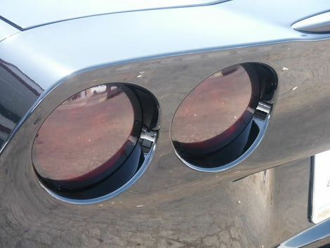 vinyl tint  tail lights  smoked overlay kit  Corvette C6  Chevrolet  2005-2013