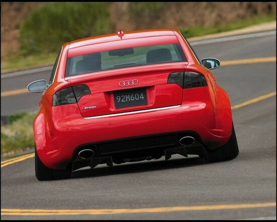 Vinyl Tint  Vinyl Overlays  Tail Light  Smoked  S4  Pre-cut  Overlays  Overlay  Cover Smoke  Audi  A4  2006-2008