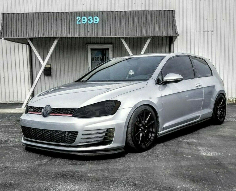 Volkswagen  Smoked  Smoke  Precut  Overlays  LIGHT  Headlight  GTI  Film Tint  2015-2017