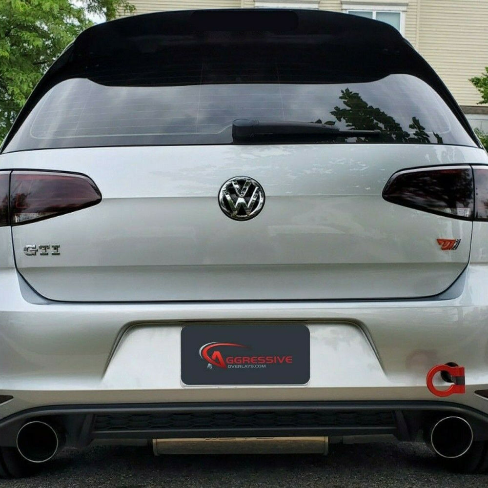 Volkswagen  Vinyl  Tail Light  Smoked  Rear Reflector  Overlays Film  Overlays  GTI  3rd Brake