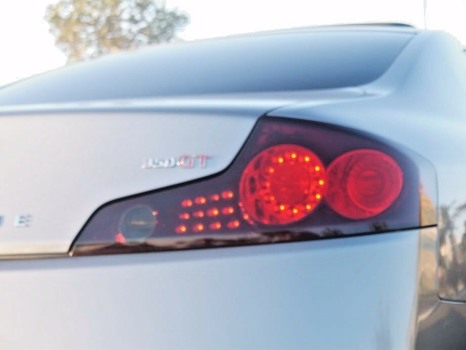 Vinyl Tint  Tail Light  Smoked  Infiniti  G35  Cutout Vinyl  Coupe  03-07