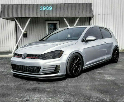 Volkswagen  Smoked  Smoke  Precut  Overlays  LIGHT  Headlight  GTI  Film Tint  2015-2017