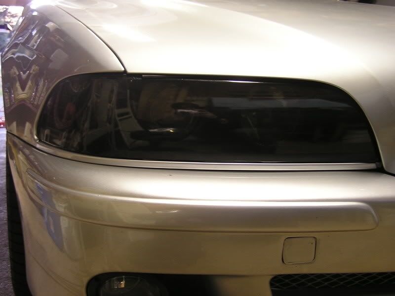 tint vinyl film  Tail light  Smoke  Pre-cut  Overlay  M5  light smoked  Headlight  E39  Dark Smoked  BMW  540i  528i  1997-2003