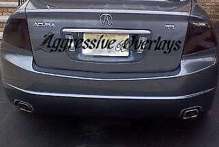 TL  tint precut  Tail light  Smoked  Overlay film  dark smoke  Acura  35% light smoked  2004 - 2008  20% Dark Smoked