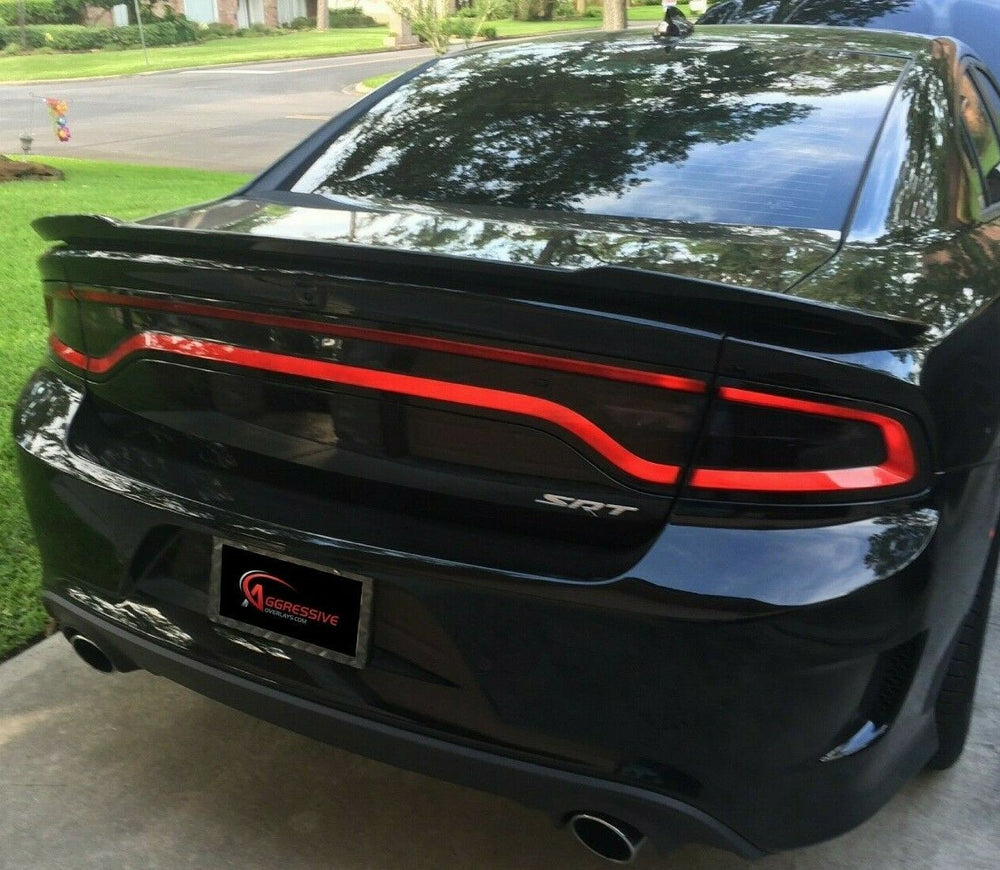 Vinyl  V8  V6  Tint  Tail Light  SXT  SRT  SE  Precut  Dodge  Dark Smoke  Charger  2015-2020