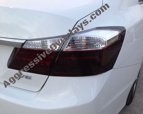 Tinted  Tail Light  Smoked  Sedan  Pre-cut  Overlay  Honda  Cutout  Accord  2013-2015