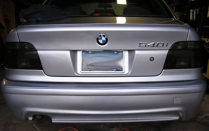 Vinyl Film  Tint  Tail light  Smoked  Precut  Overlays  M5  E39  BMW  540  35% light smoked  20% Dark Smoked  1997-2003