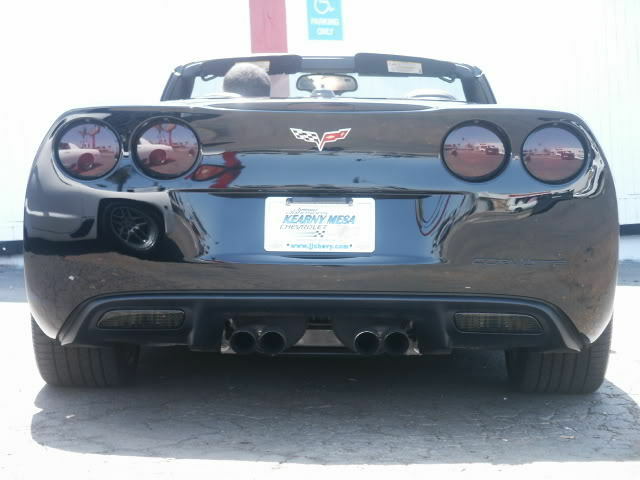 vinyl tint  tail lights  smoked  Rear Side Marker  overlay  kit tinted  Front Side Marker  Corvette  Chevrolet  C6  9 piece kit  3rd Brake Light