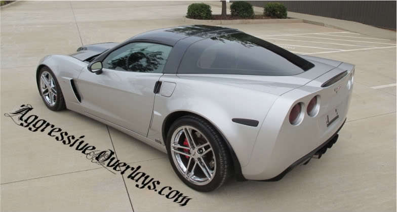 tail lights  smoked vinyl  Reverse Light  Rear Side Marker  overlay  kit tints  Head Light  Front Side Marker  Fog light  Corvette  Chevrolet  C6  3rd Brake Light
