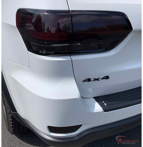 2015 to 2020 Jeep Grand Cherokee - Tinted Tail Light Kit - Full Rear Black Out Film Kit